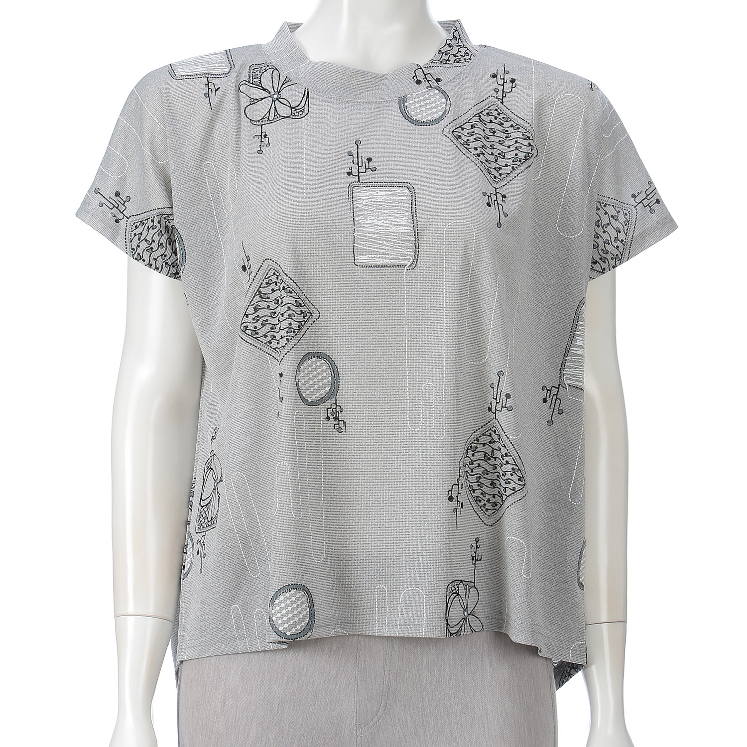 バックポイントフレンチチュニック - 画像1