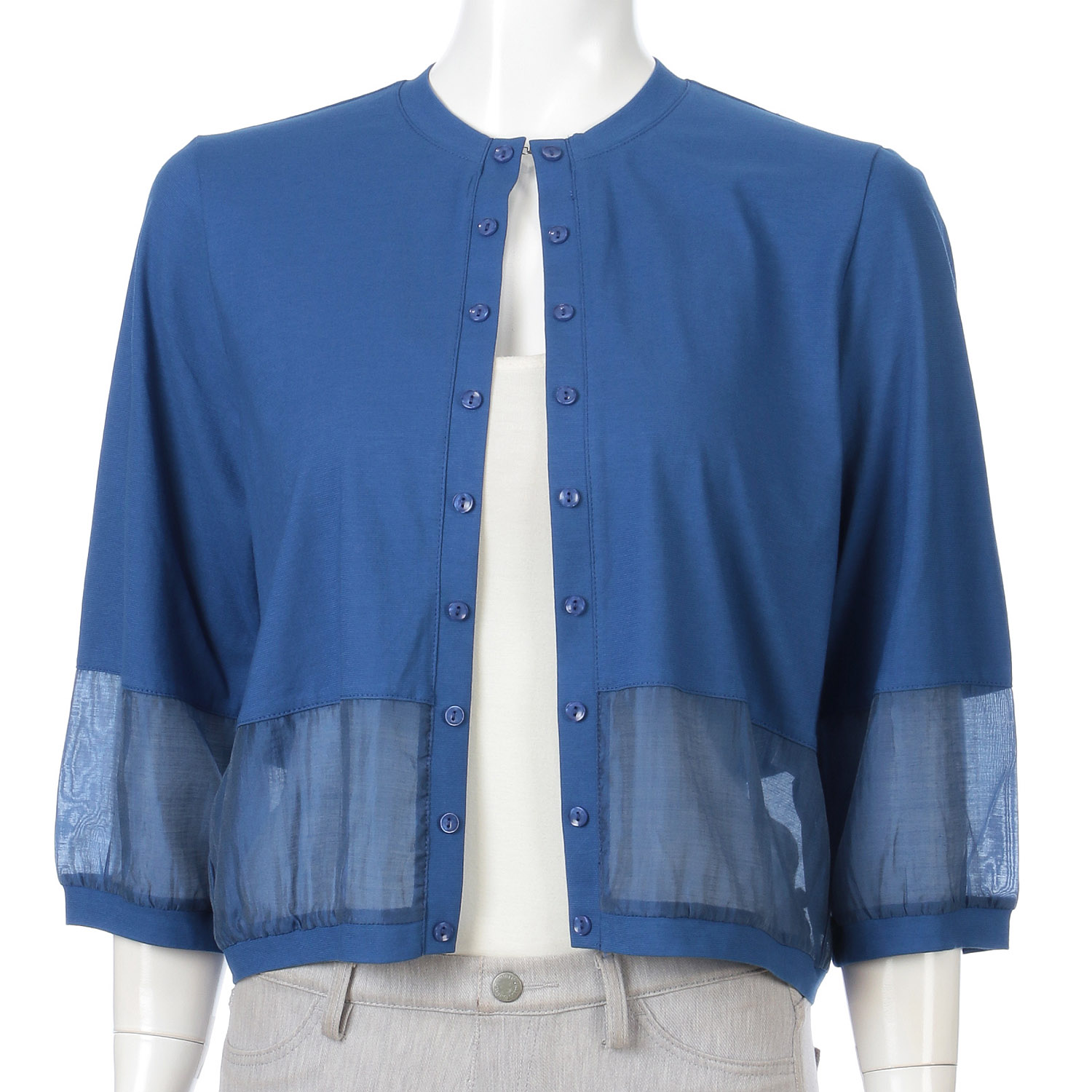 綿強撚クールローレルカーディガン - 画像8