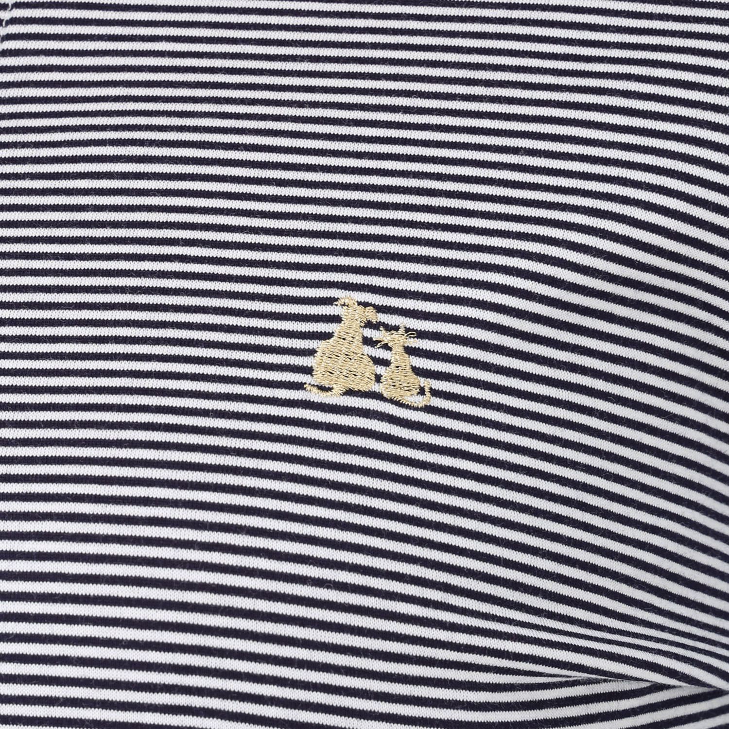 T’BIS STUDIO シルケット天竺丸襟七分袖ポロシャツ - 画像4