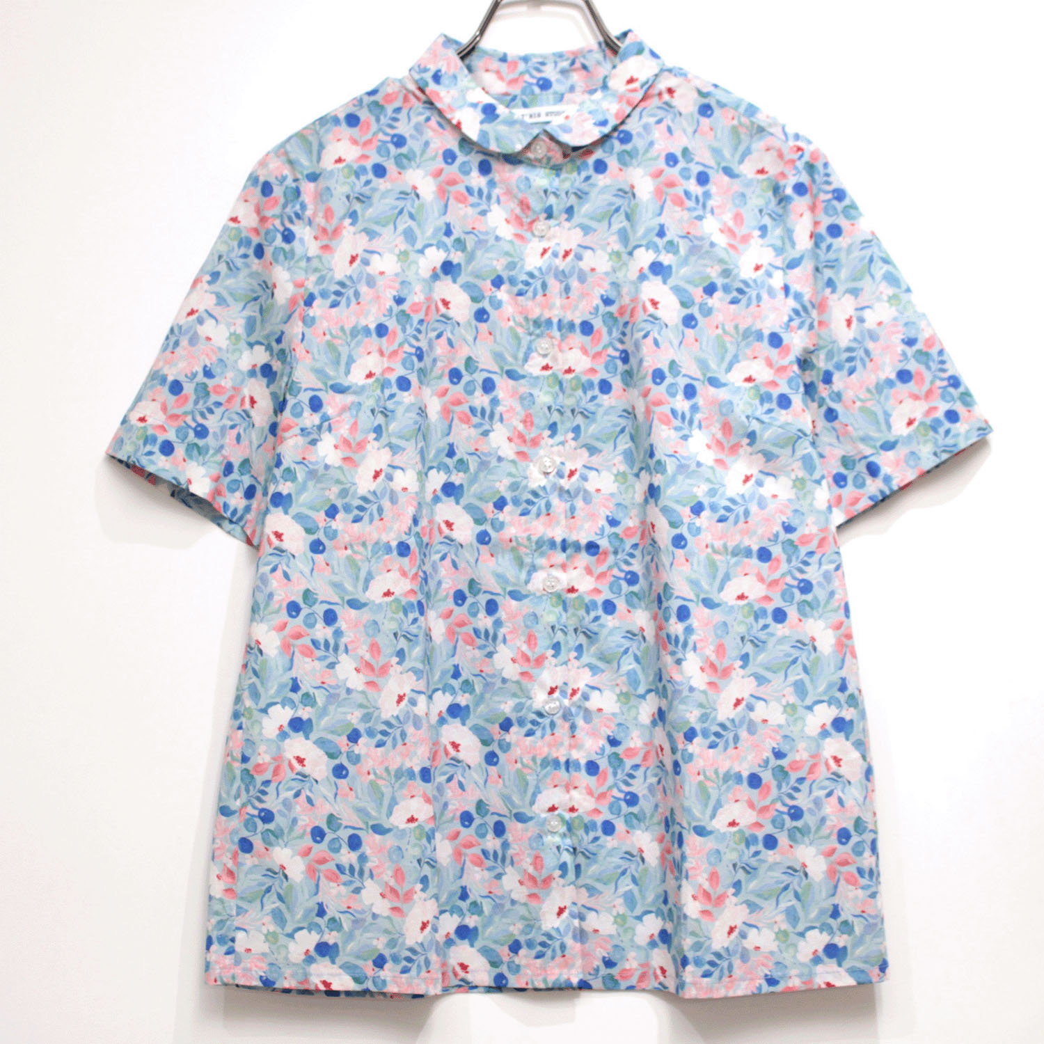 T’BIS STUDIO アソート柄水彩プリント丸首半袖シャツ - 画像15