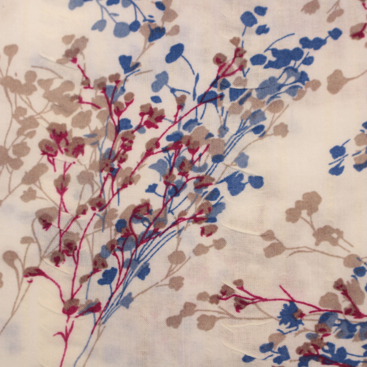 T’BIS STUDIO カスミソウ柄プリント半袖スタンドネックシャツ - 画像2