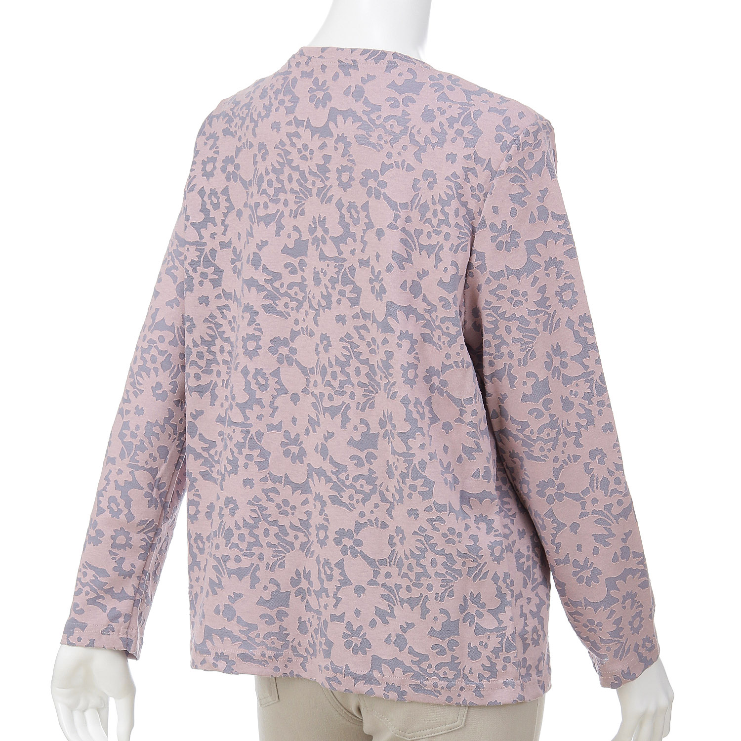 オパール加工花柄カーディガン - 画像4