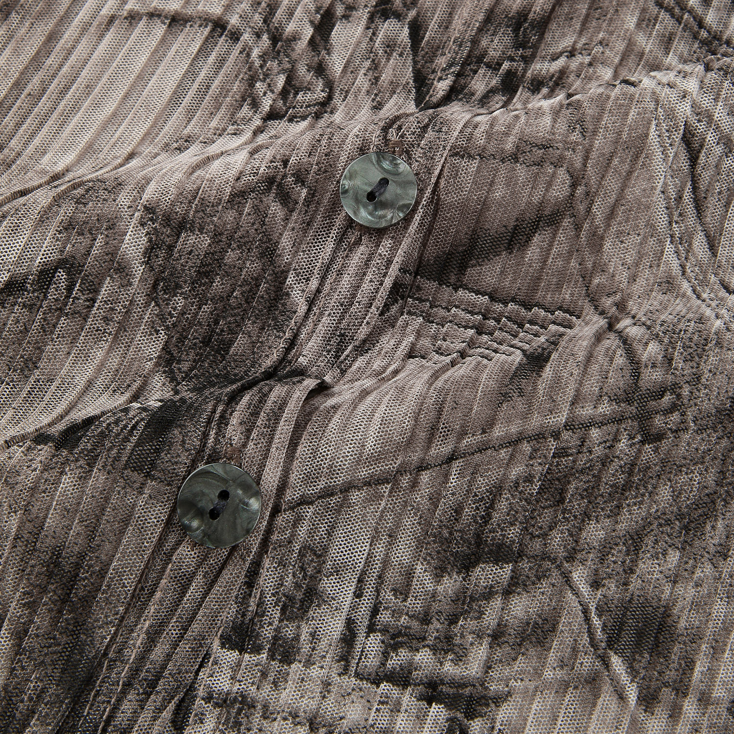 パワーネットプリントプリーツベスト - 画像3