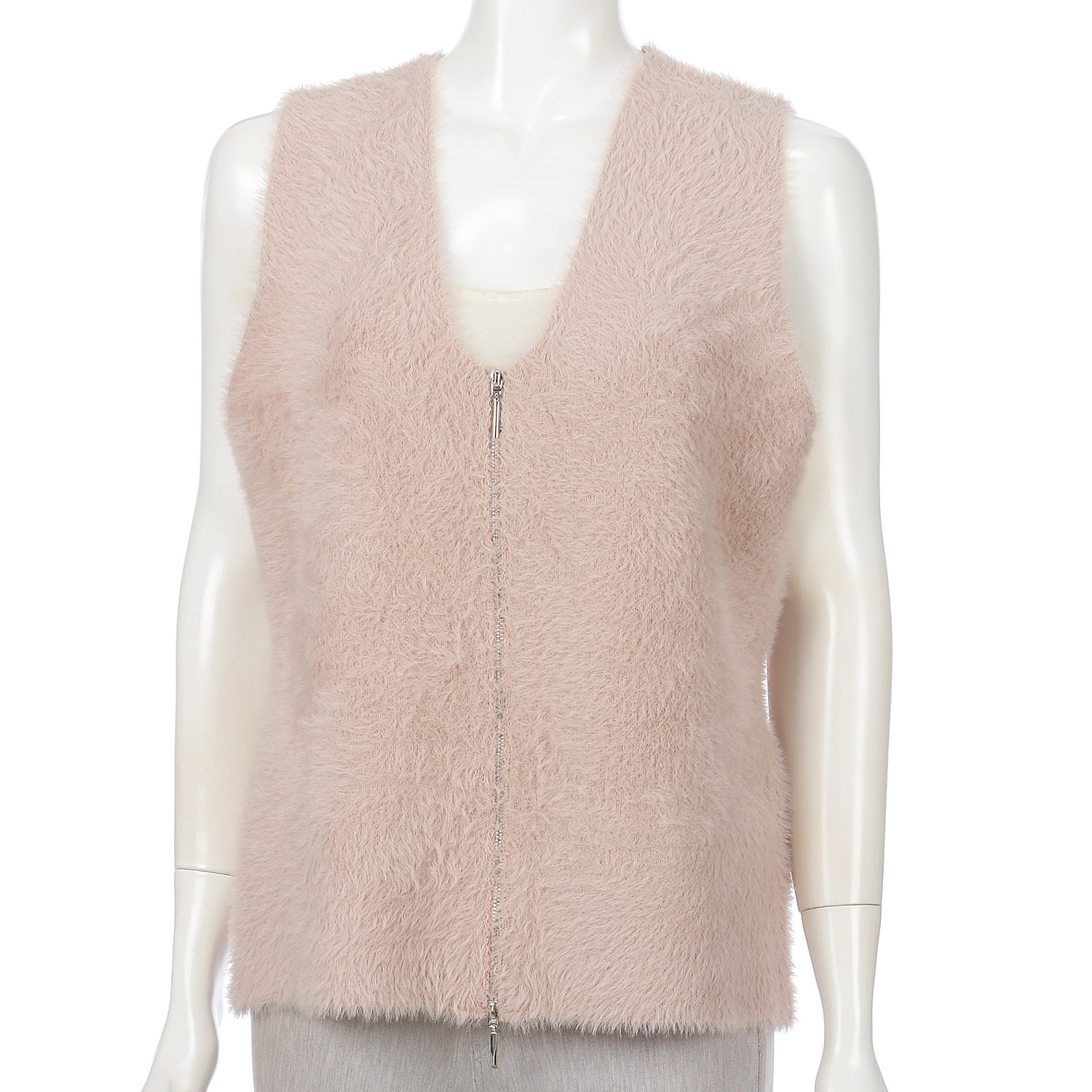 シャギーベスト