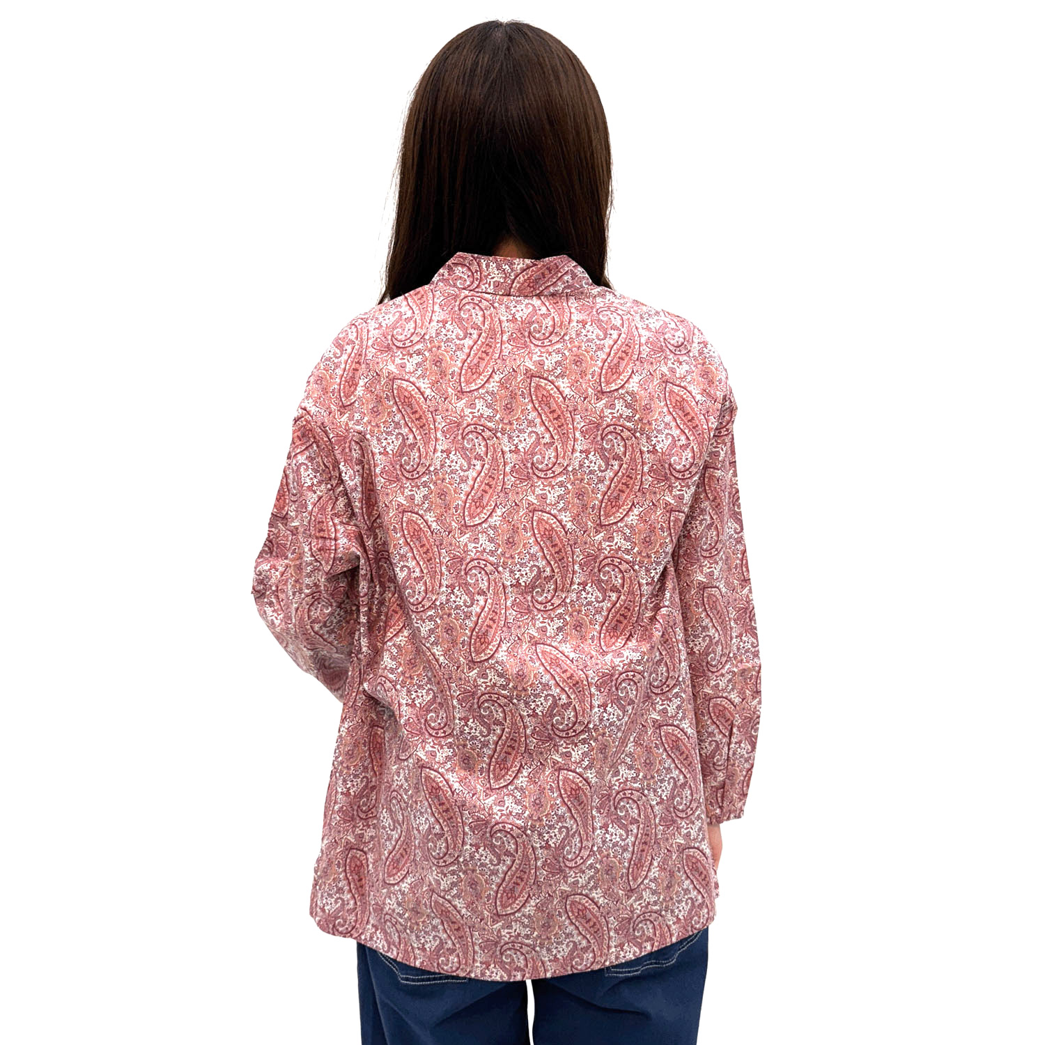 襟ギャザー袖タックチュニック - 画像4