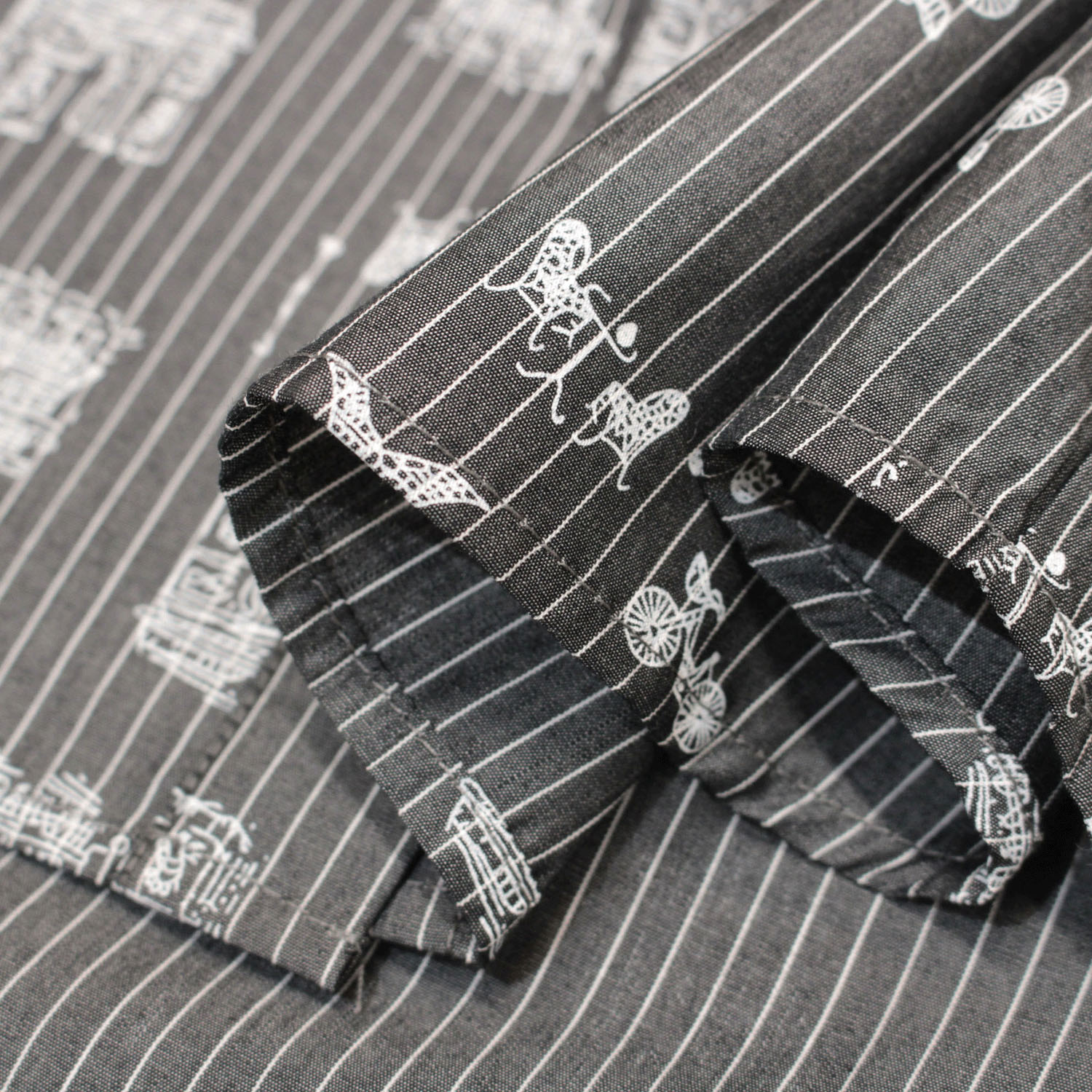 notorico フランス柄ストライプブラウス - 画像11