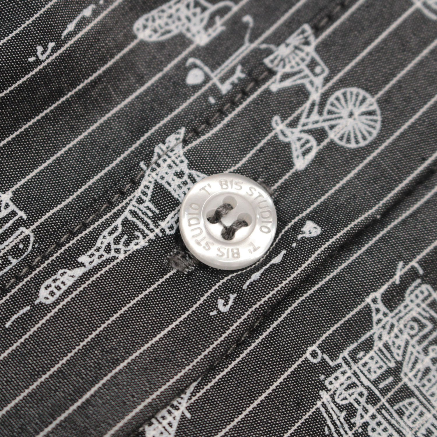 notorico フランス柄ストライプブラウス - 画像10