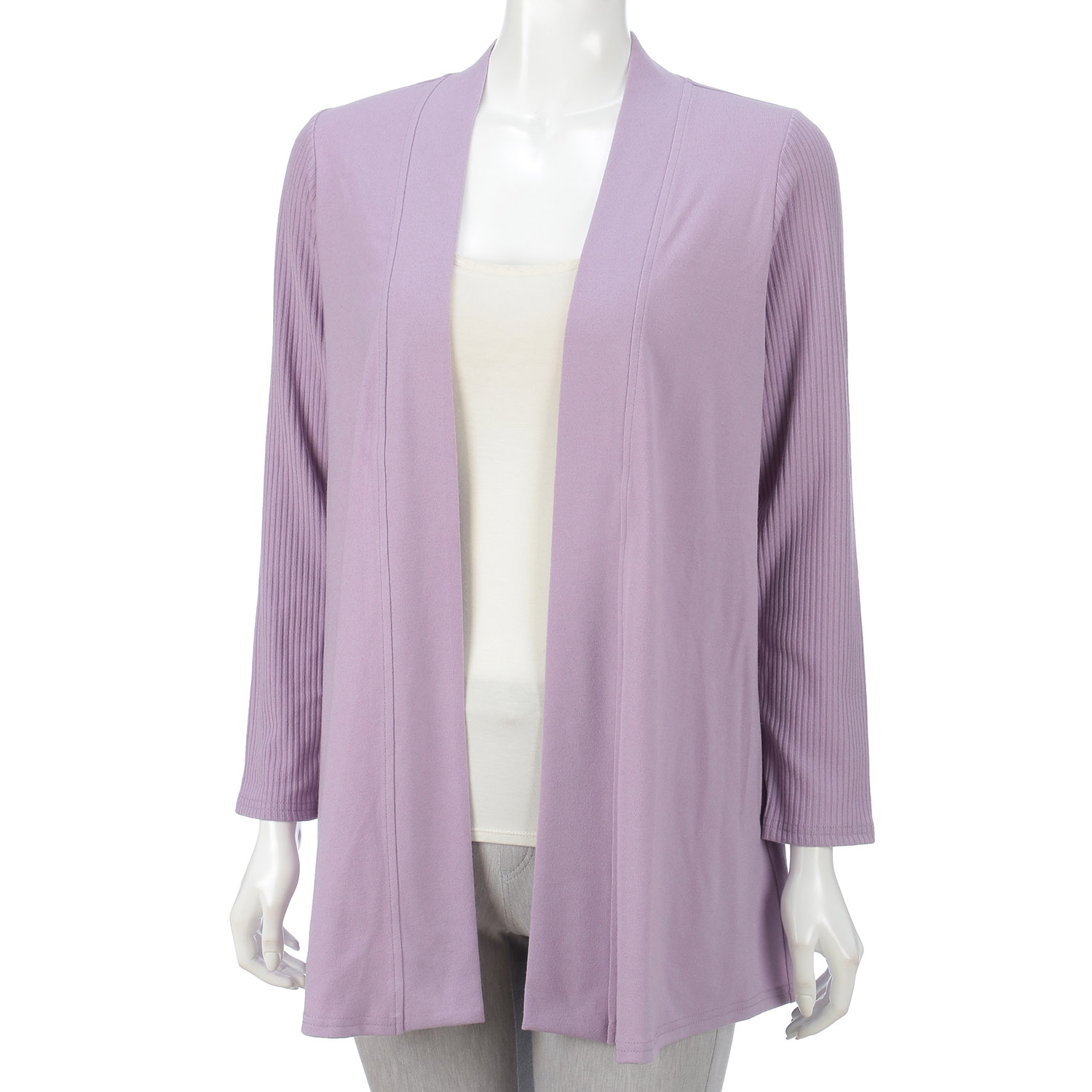 無地×リブ使いカーディガン - 画像14