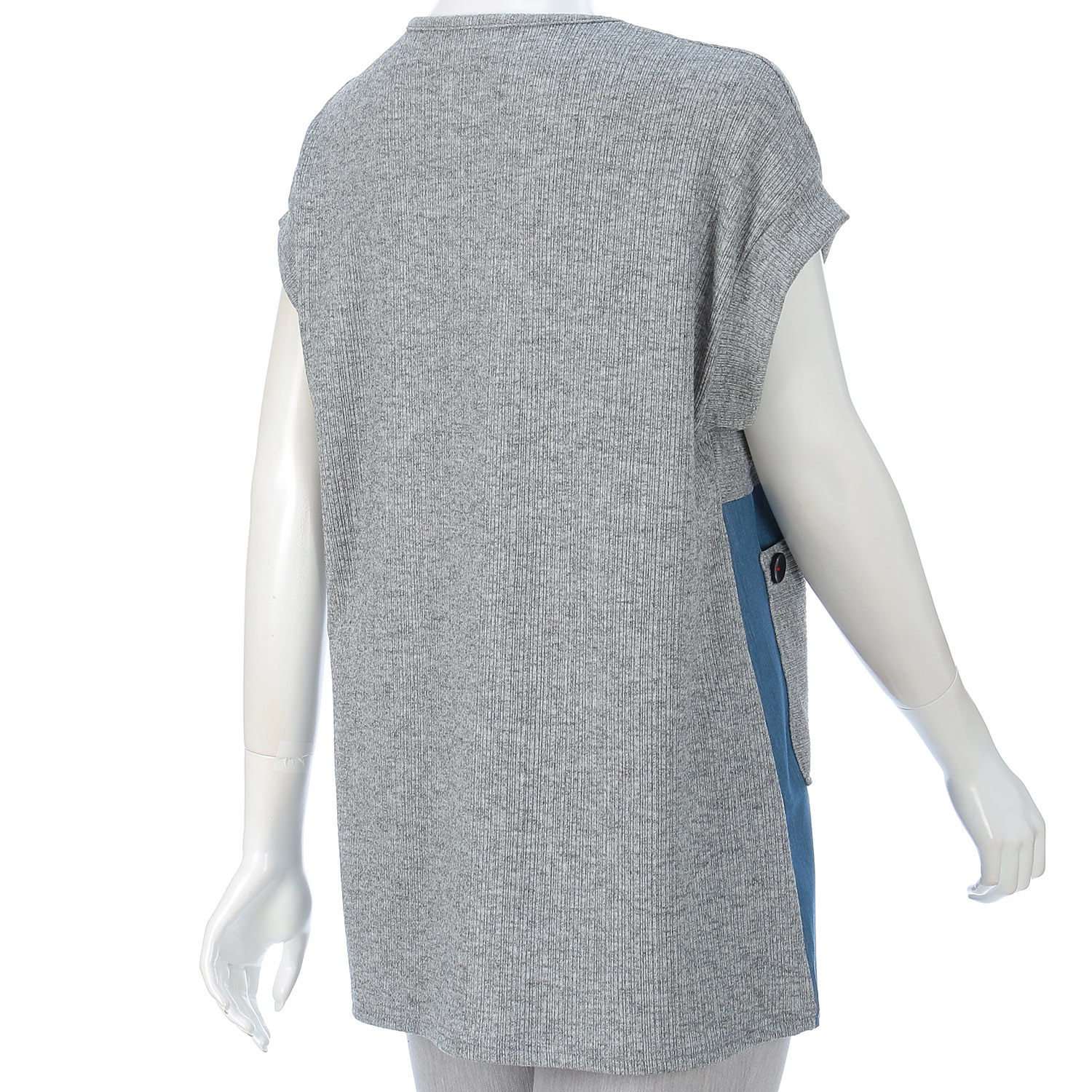 ポケット付きロングベスト - 画像2