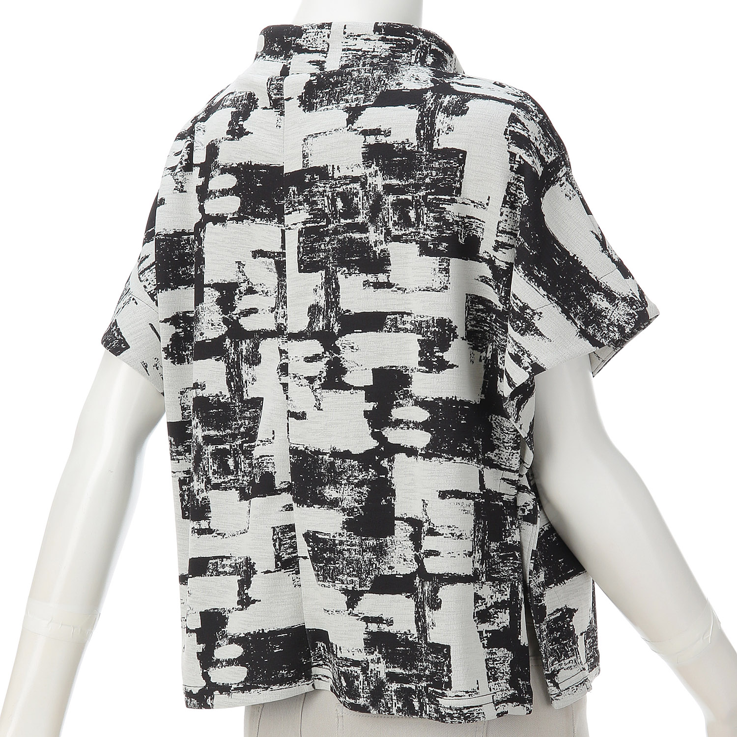 紐付きショートプリントベスト - 画像3