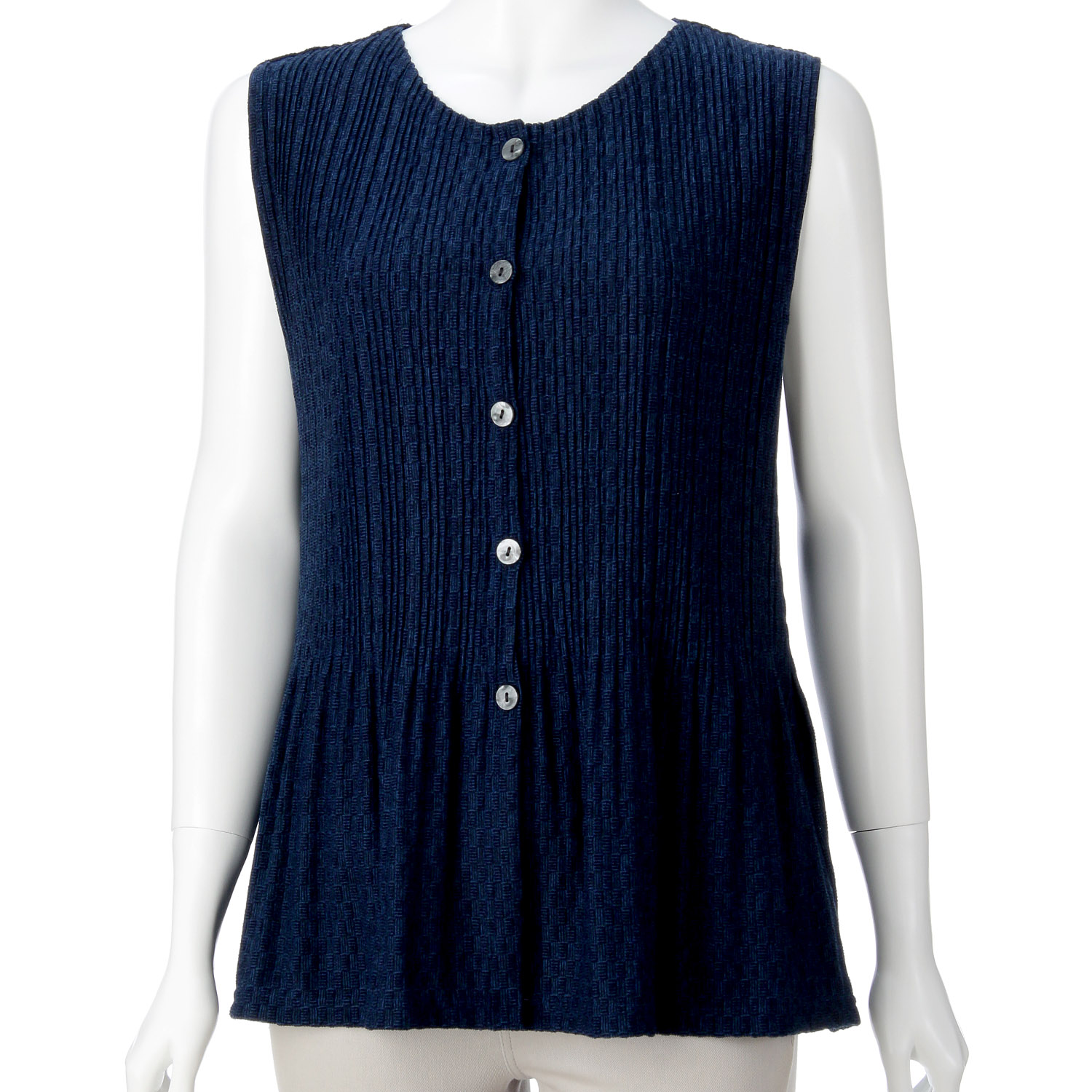 無地プリーツベスト - 画像7