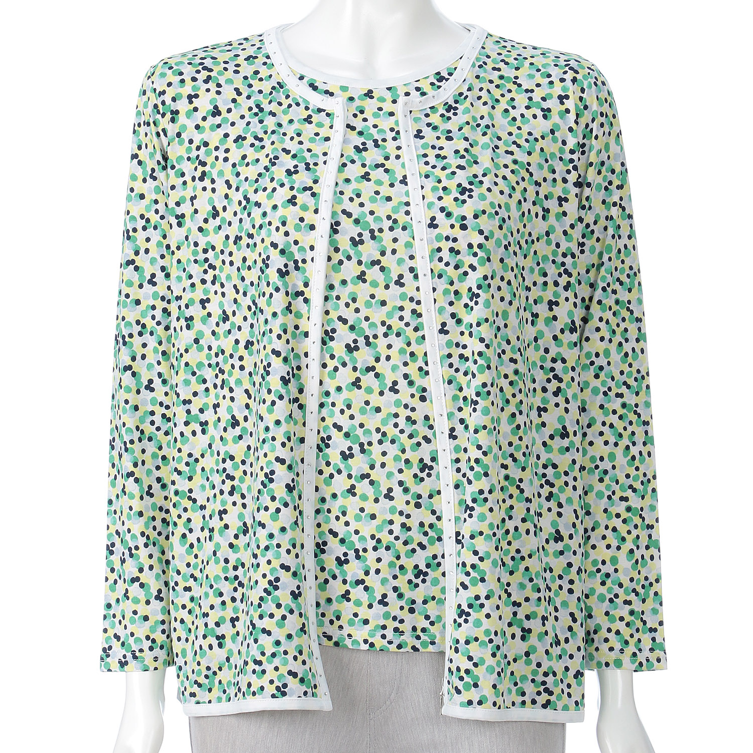 ストーン付きプリントアンサンブル - 画像6