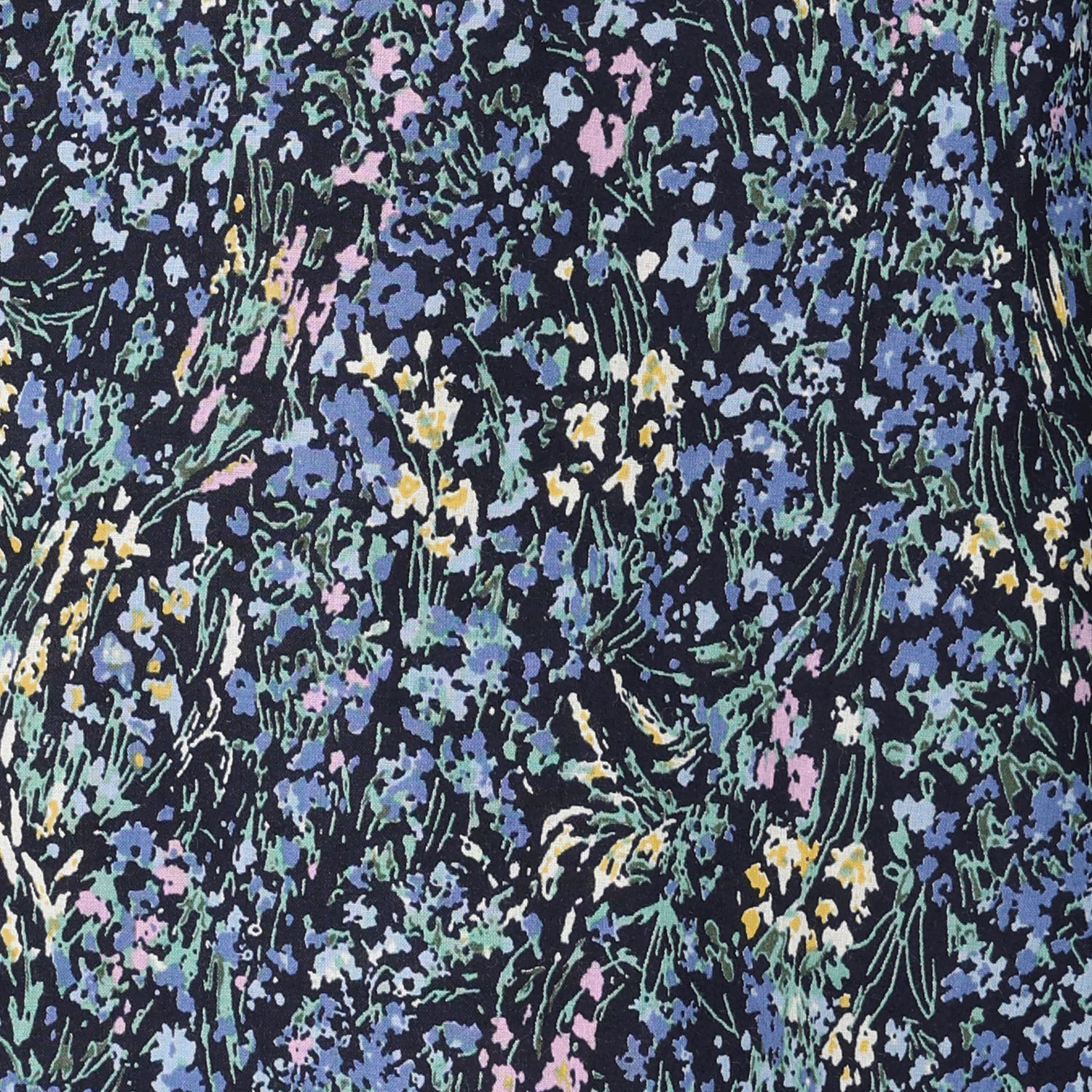 T’BIS STUDIO 長袖水彩小花柄プリントシャツ - 画像9