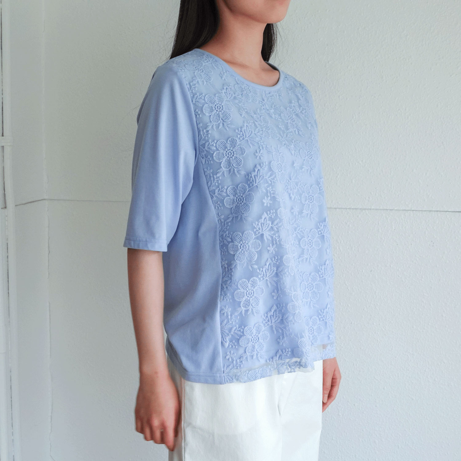 刺繍切替カーデアンサンブル - 画像16