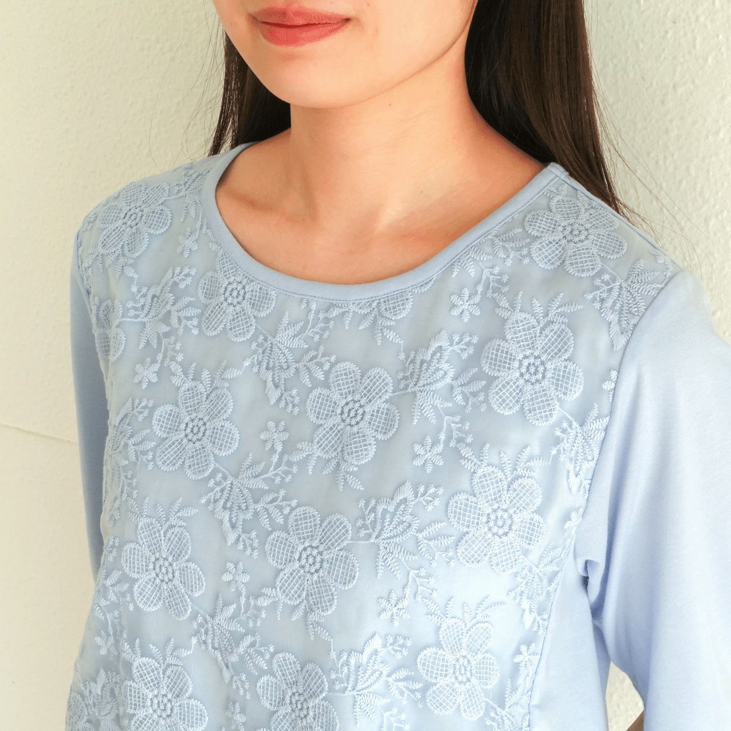 刺繍切替カーデアンサンブル - 画像17