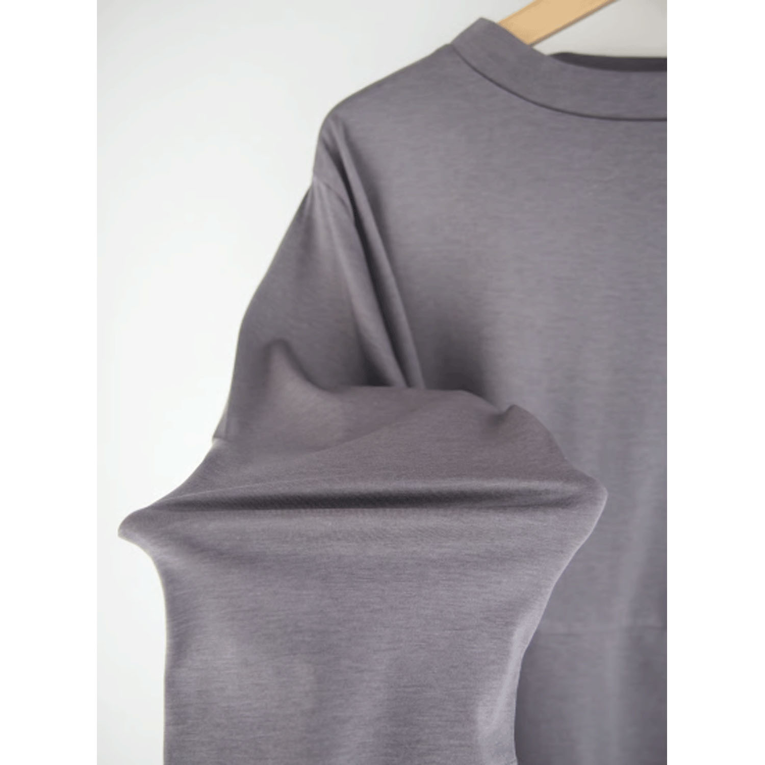 GIPSY BLUE 綿シルケットコクーンTシャツ - 画像4