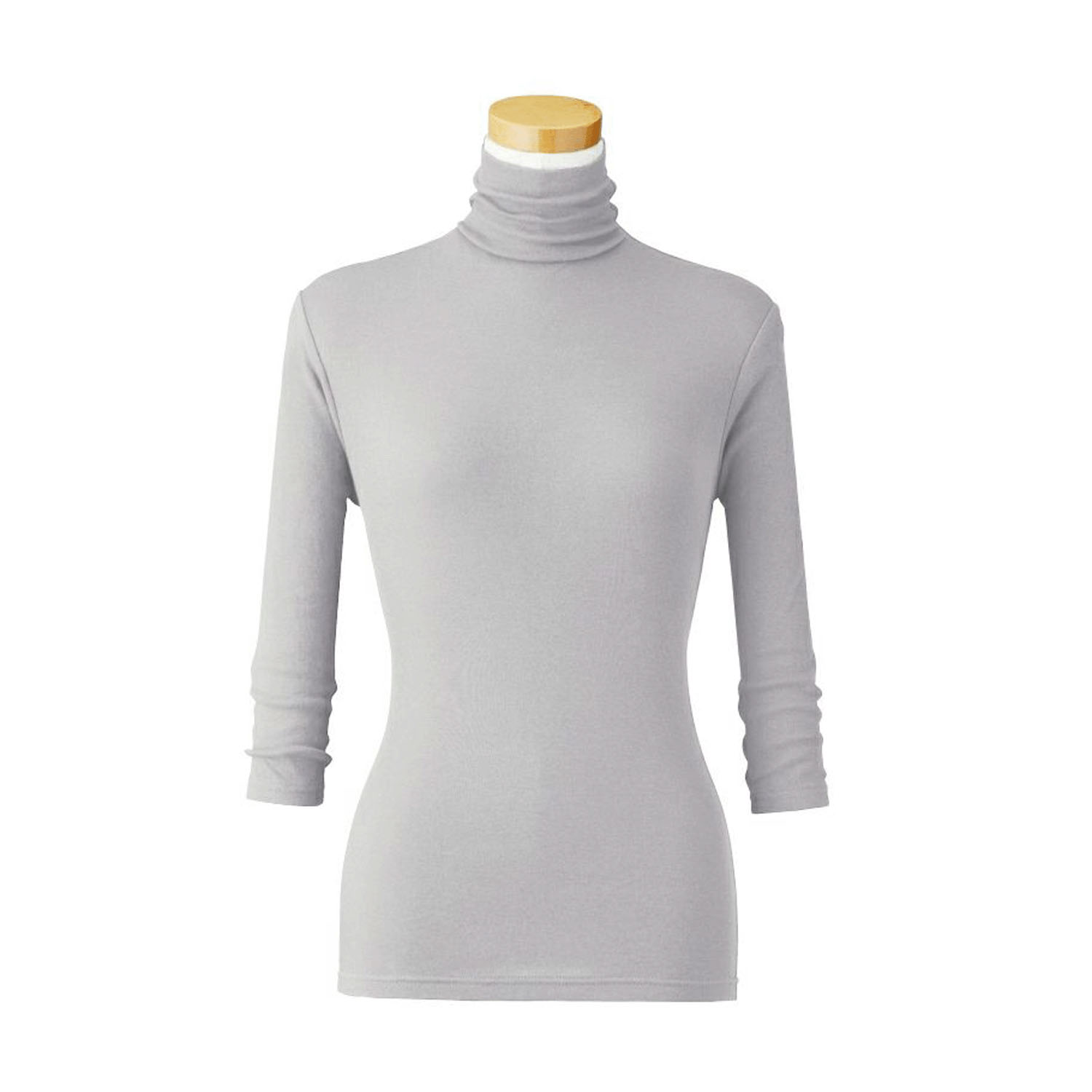 【お取り寄せ】天使の綿シフォン ハイネック7分2重袖 - 画像2