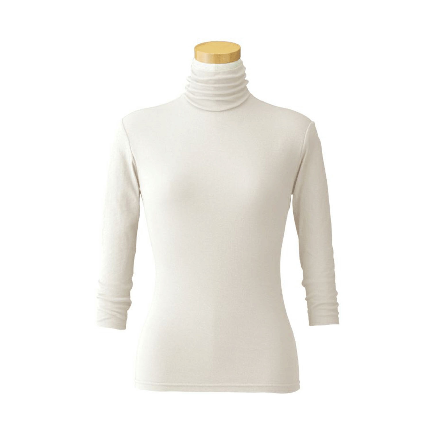 【お取り寄せ】天使の綿シフォン ハイネック7分2重袖 - 画像14