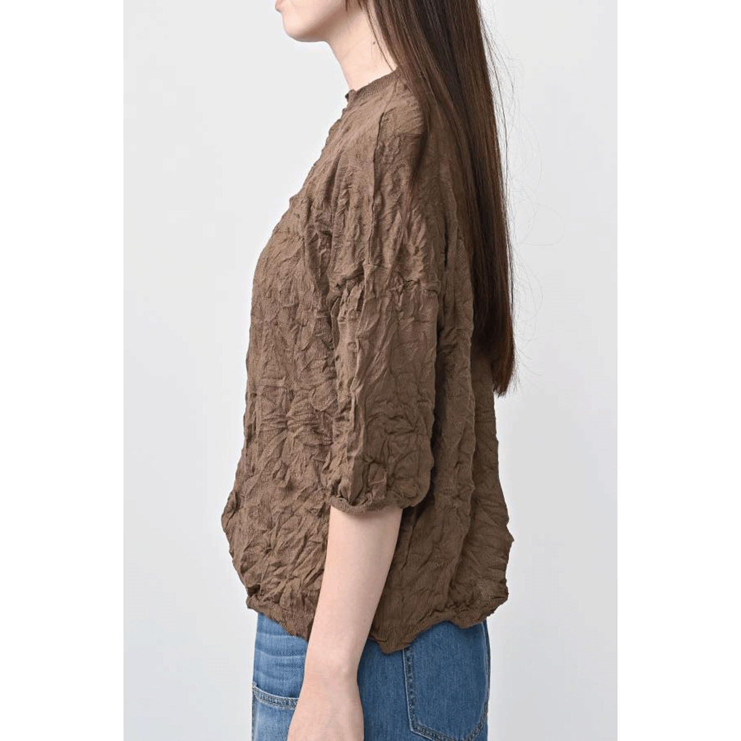 akane シワ半袖プルオーバー - 画像2