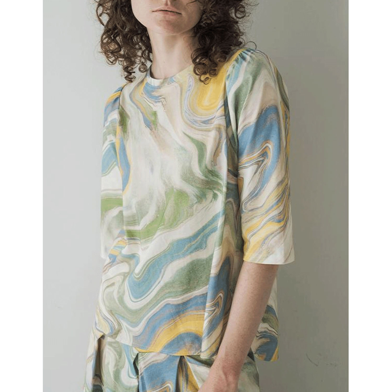 【お取り寄せ】akane マーブル柄プリントT - 画像9