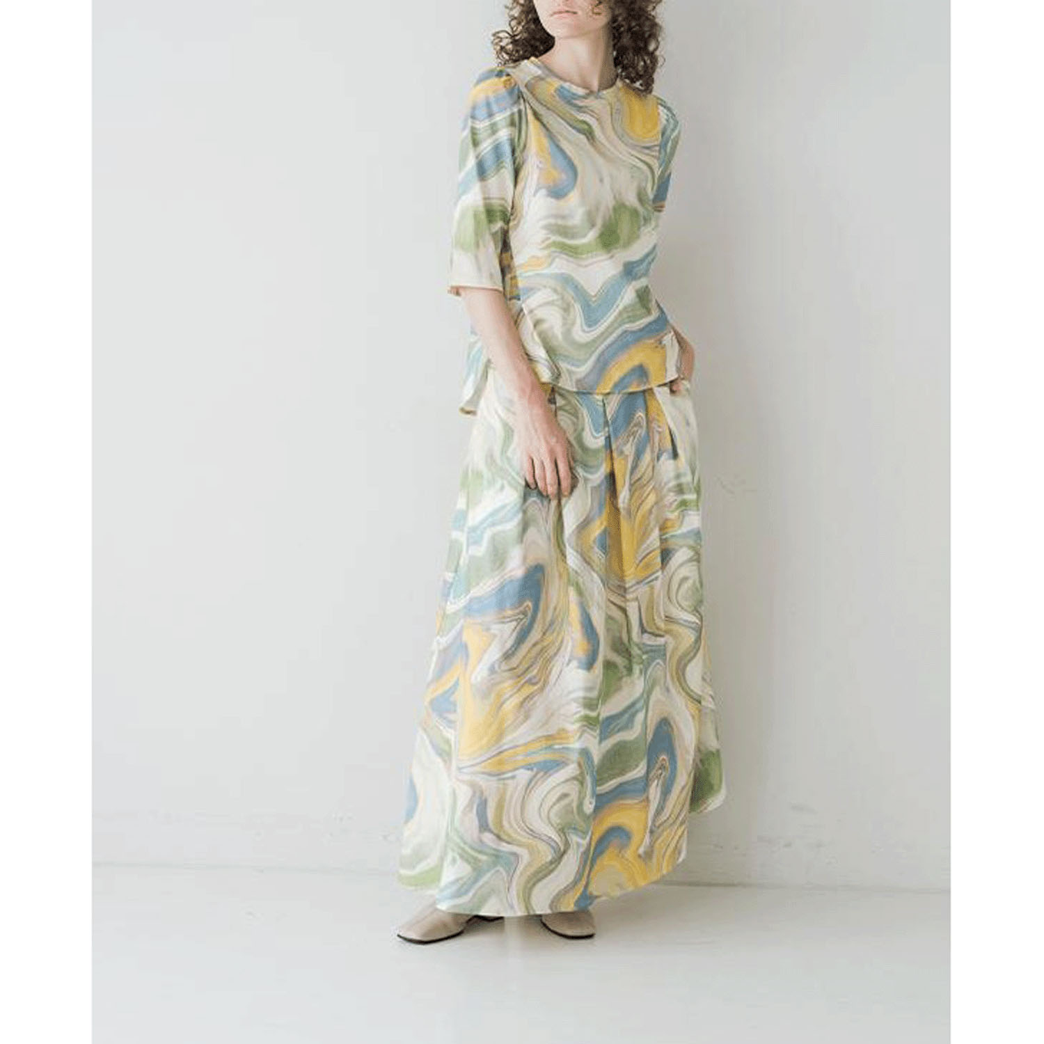 【お取り寄せ】akane マーブル柄プリントT - 画像10