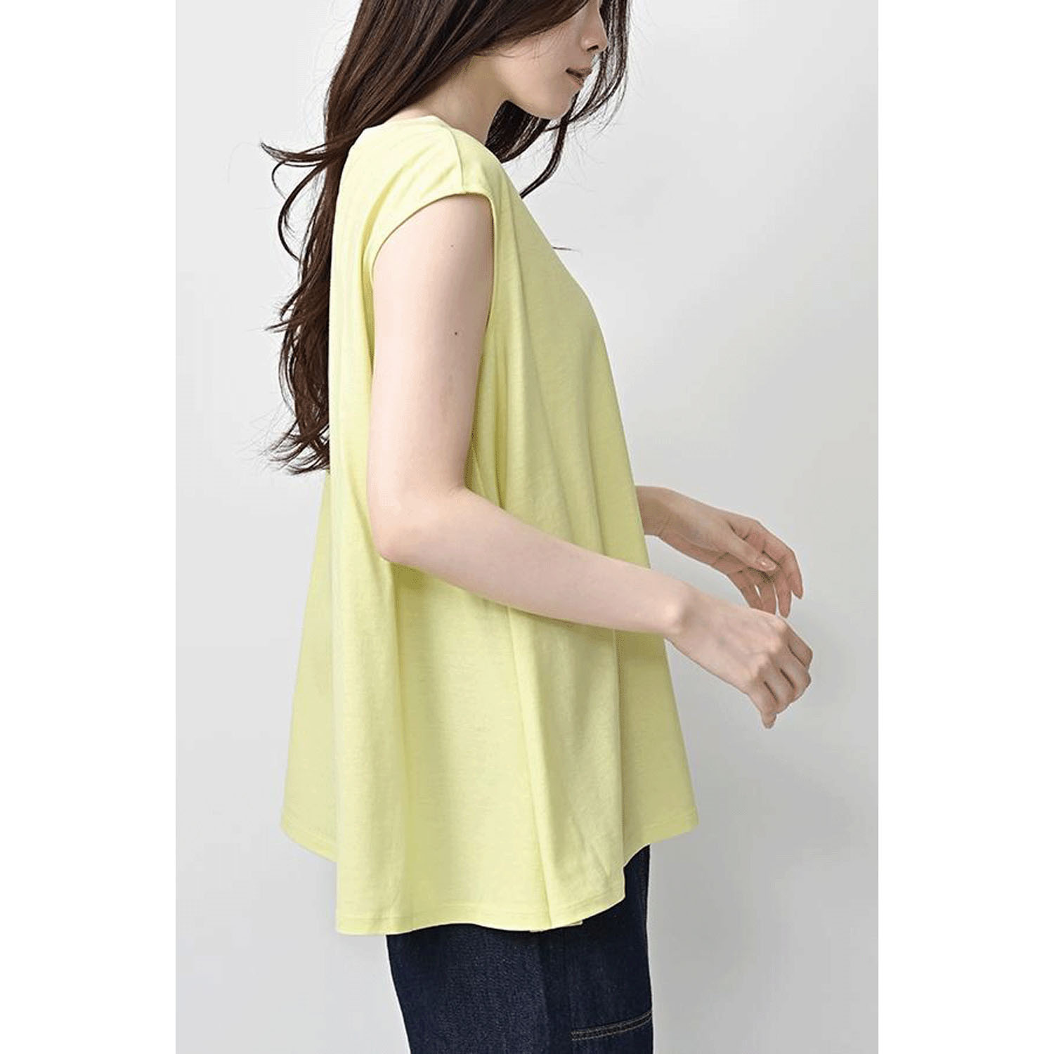 【お取り寄せ】akane アシメフレンチスリーブトップス - 画像15