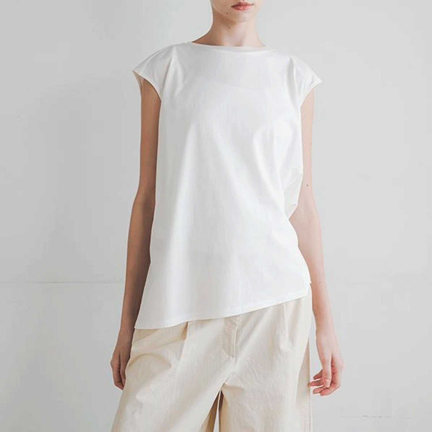 【お取り寄せ】akane アシメフレンチスリーブトップス - 画像1