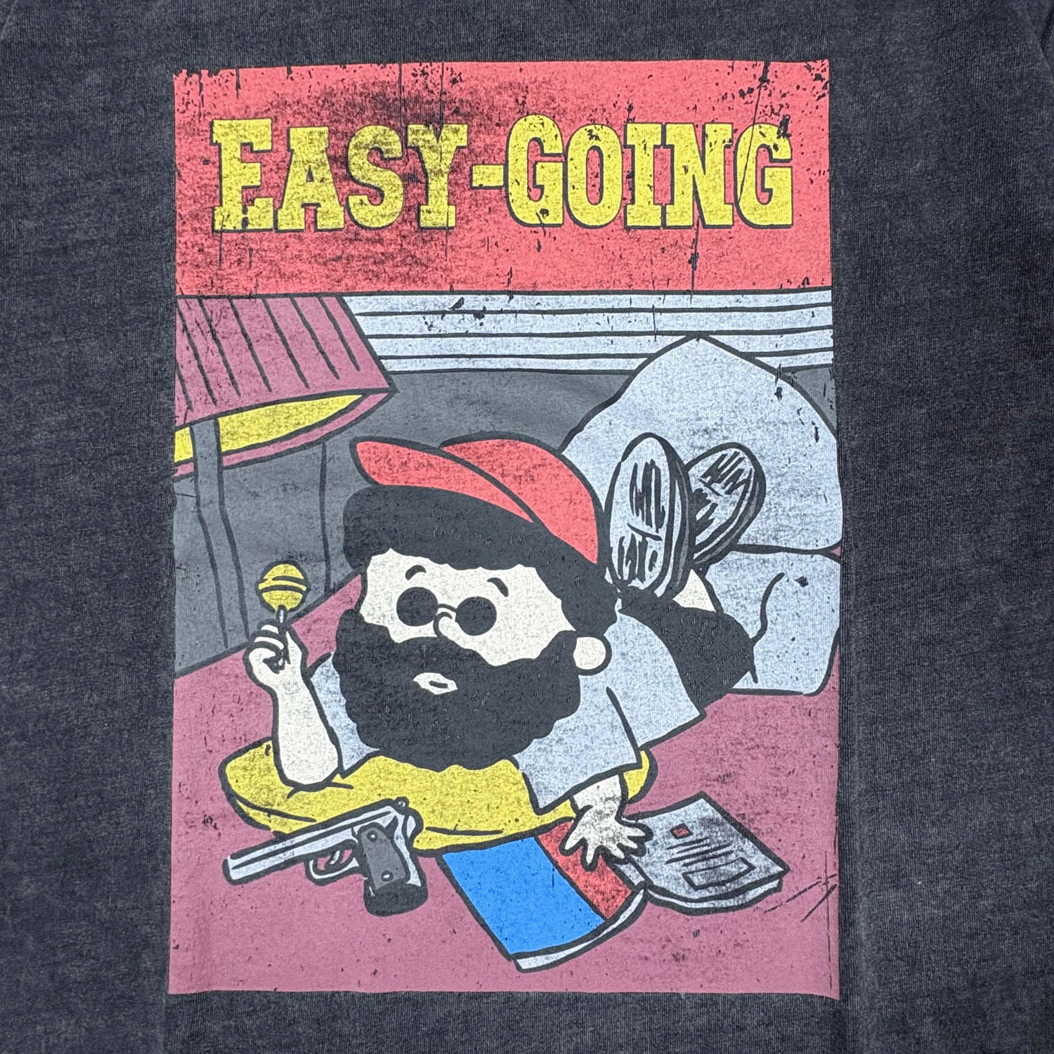 QUASH ヴィンテージ加工ブートプリント Tee - 画像11