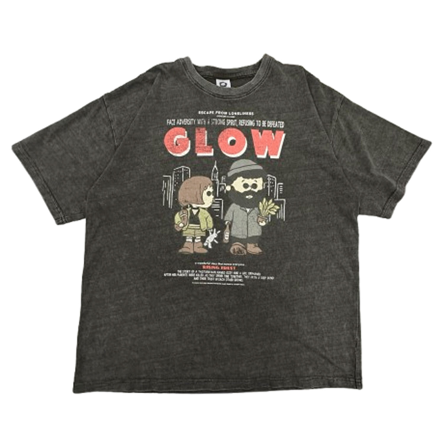 QUASH ヴィンテージ加工ブートプリント Tee