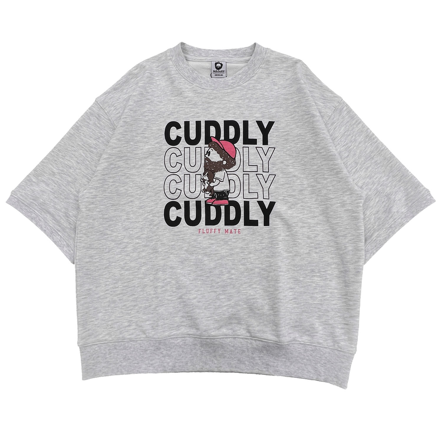 QUASH 捲縮裏毛5分袖スウェットTee