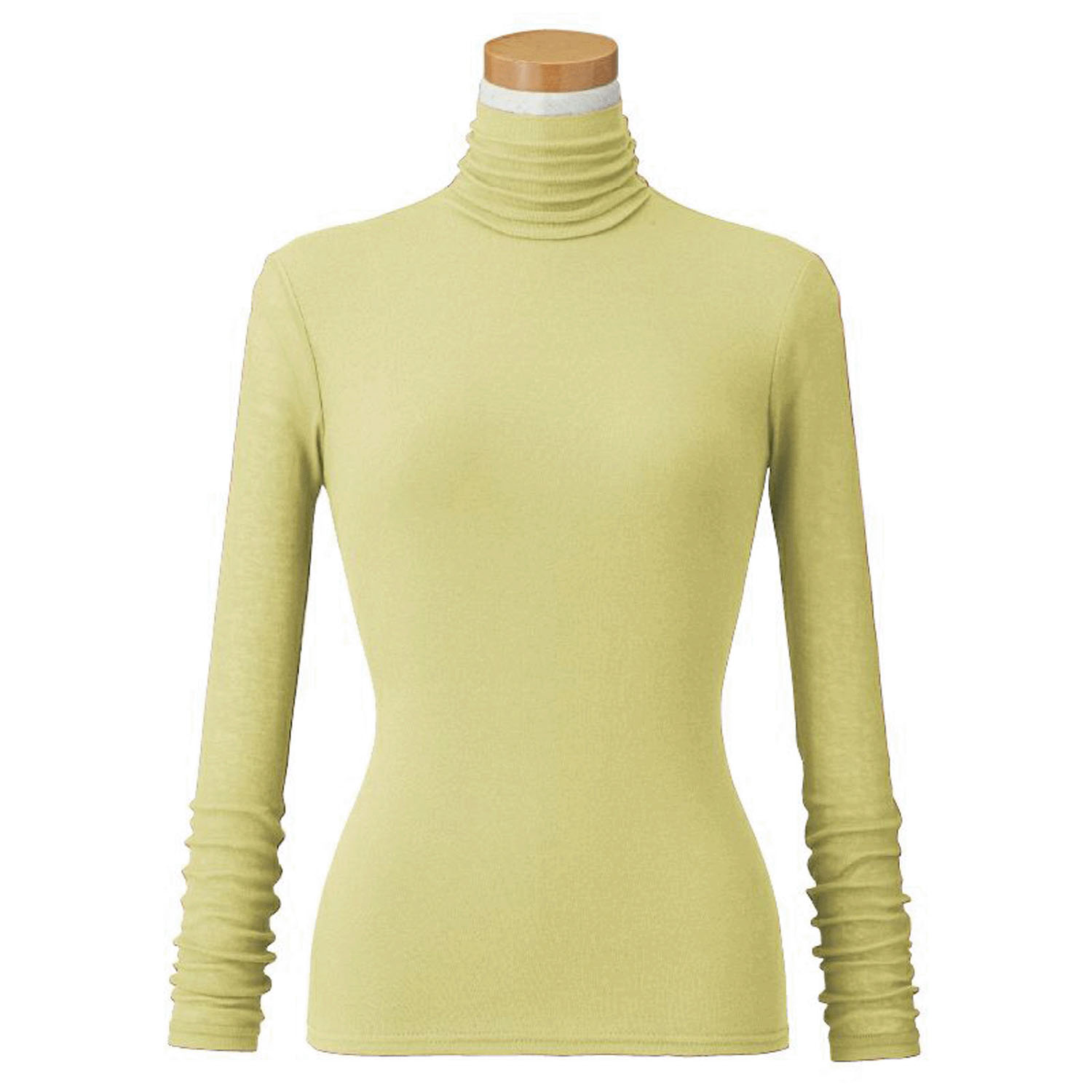 【お取り寄せ】天使の綿シフォン ハイネック長袖 2重袖 - 画像16