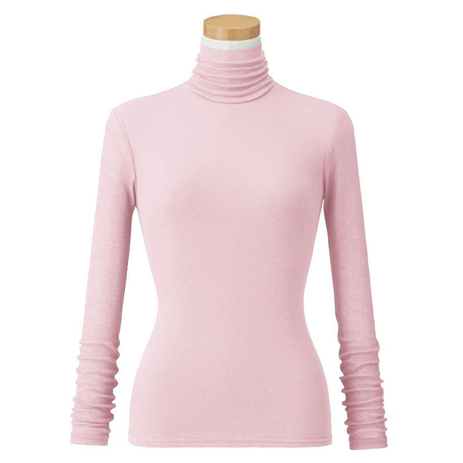 【お取り寄せ】天使の綿シフォン ハイネック長袖 2重袖 - 画像7