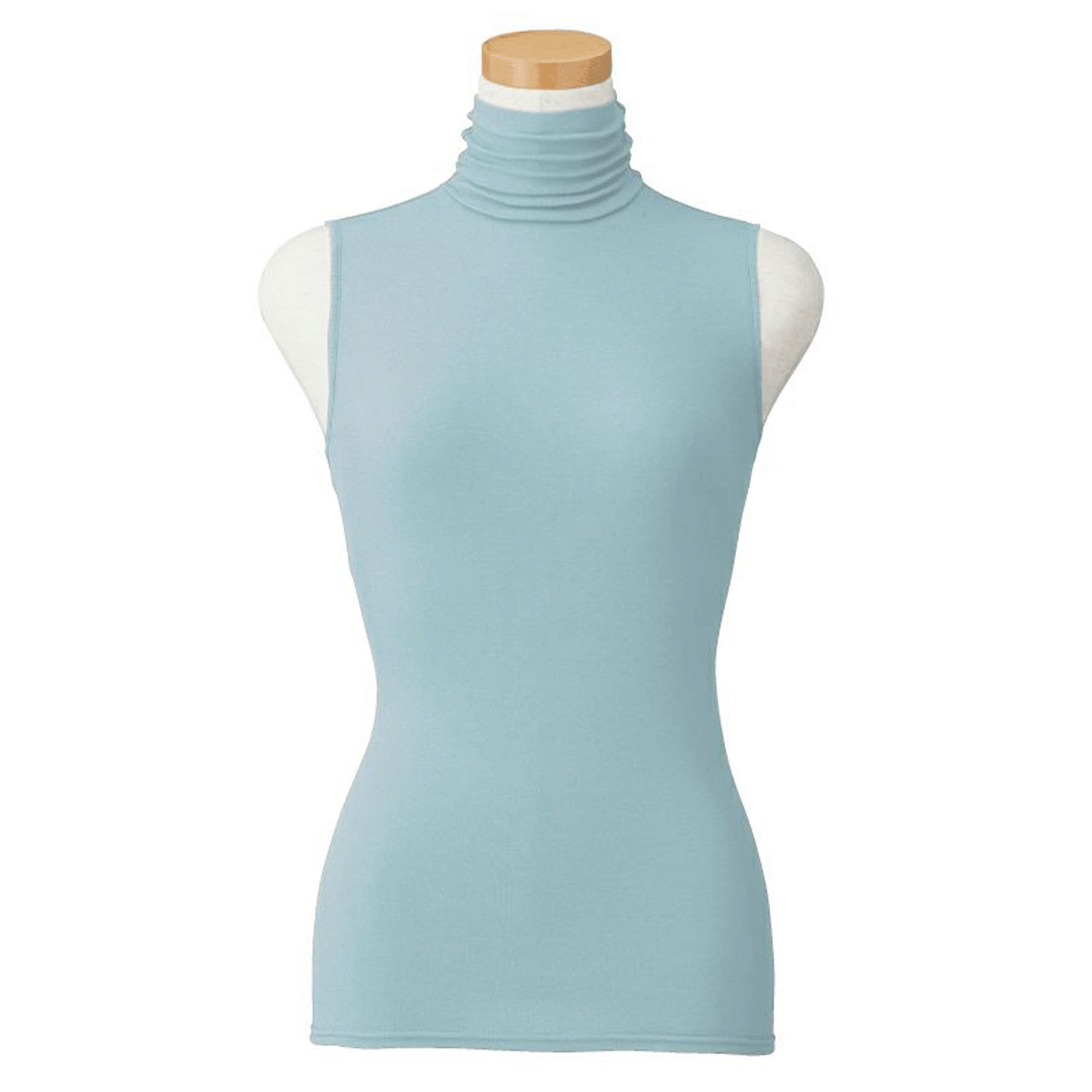 【お取り寄せ】 天使の綿シフォン ハイネックノースリーブ - 画像11