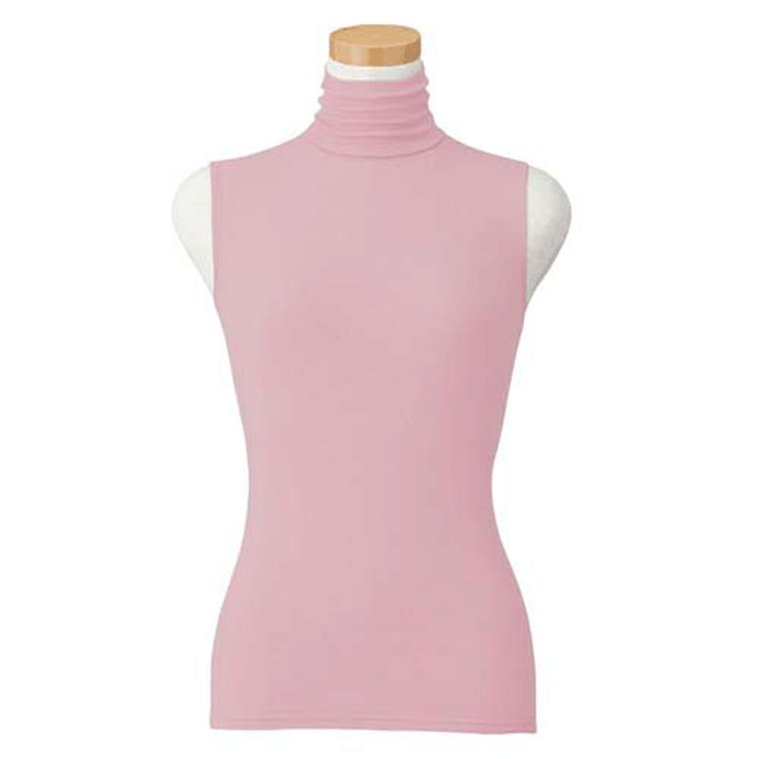 【お取り寄せ】 天使の綿シフォン ハイネックノースリーブ - 画像4