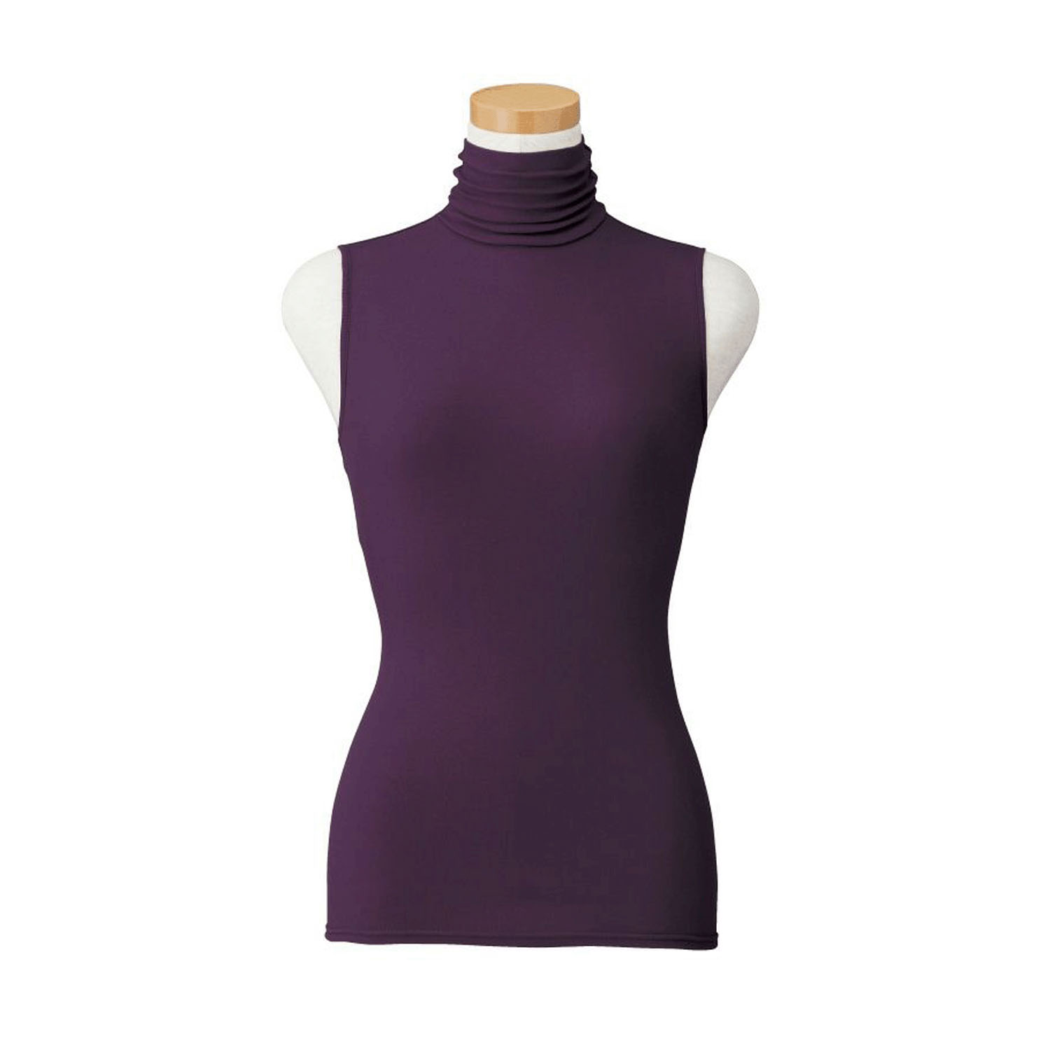 【お取り寄せ】 天使の綿シフォン ハイネックノースリーブ - 画像5