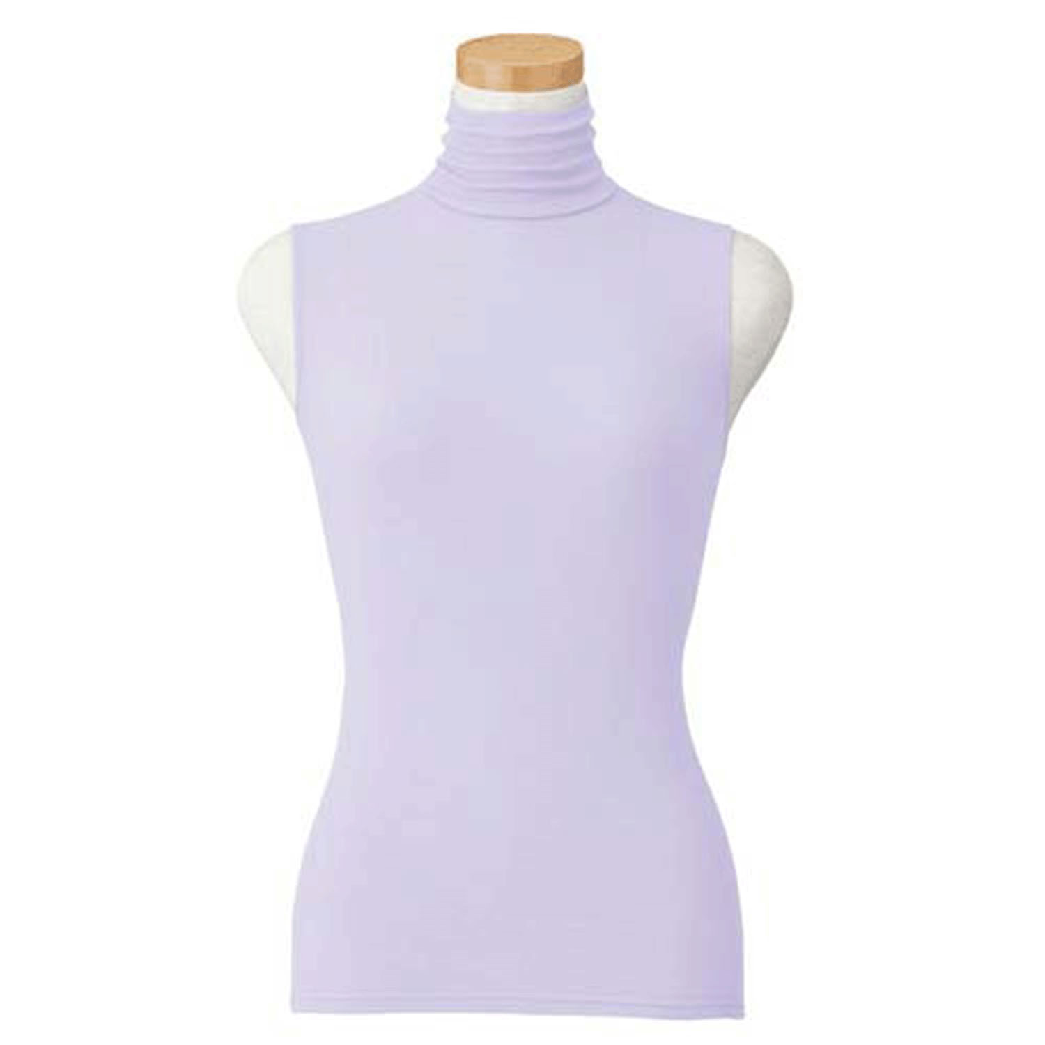 【お取り寄せ】 天使の綿シフォン ハイネックノースリーブ - 画像10