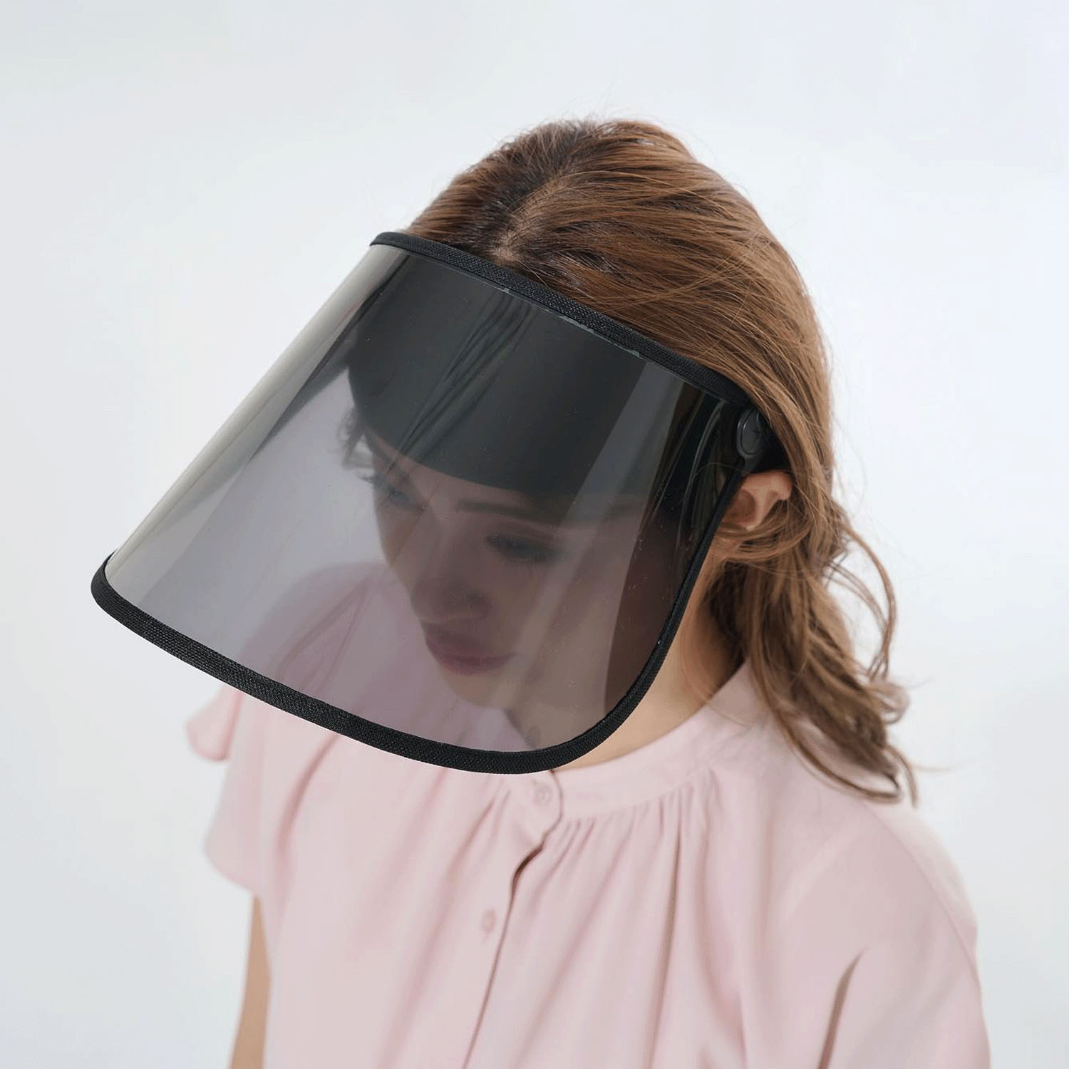 顔すっぽりUVカットサンバイザー 2個束 - 画像4