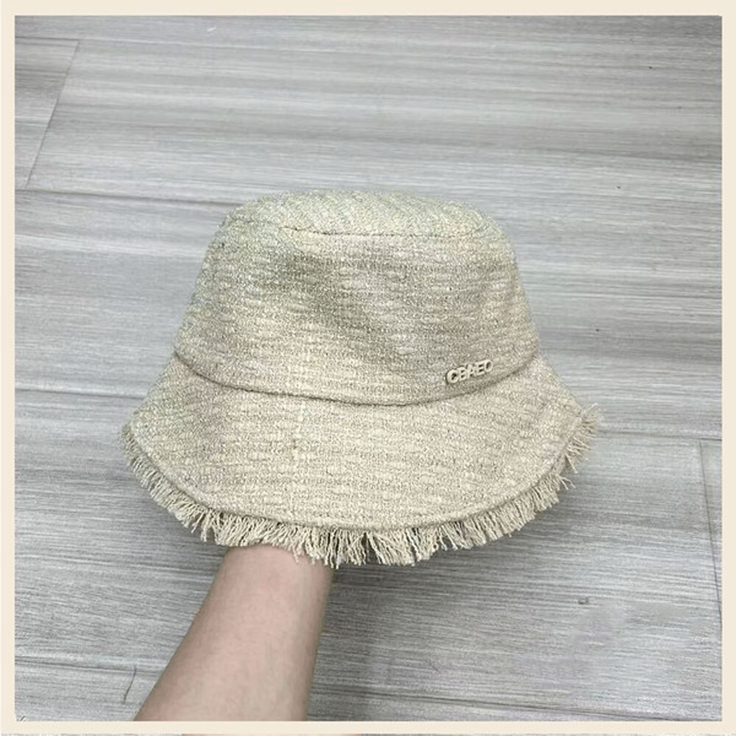 【ブラック次回入荷未定】ツィードバケット - 画像3