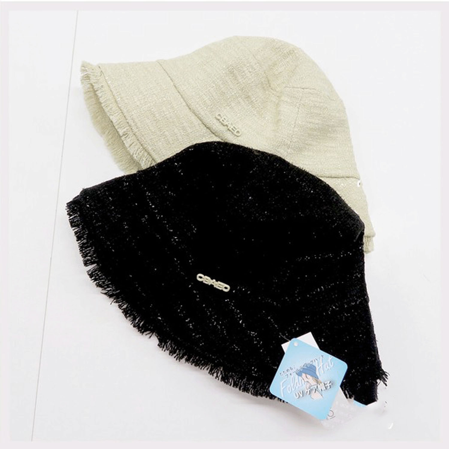 【ブラック次回入荷未定】ツィードバケット - 画像1