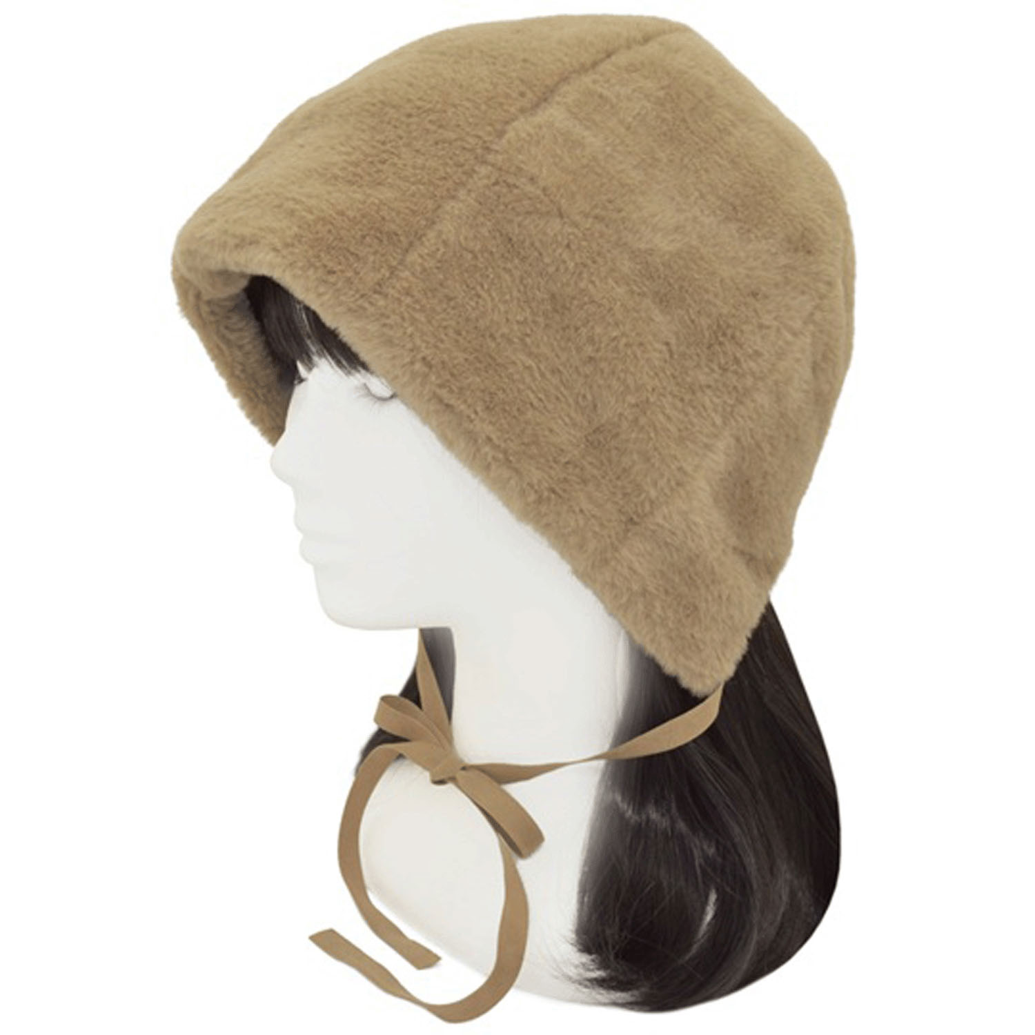 ポリエステルスウェードボンネット - 画像3