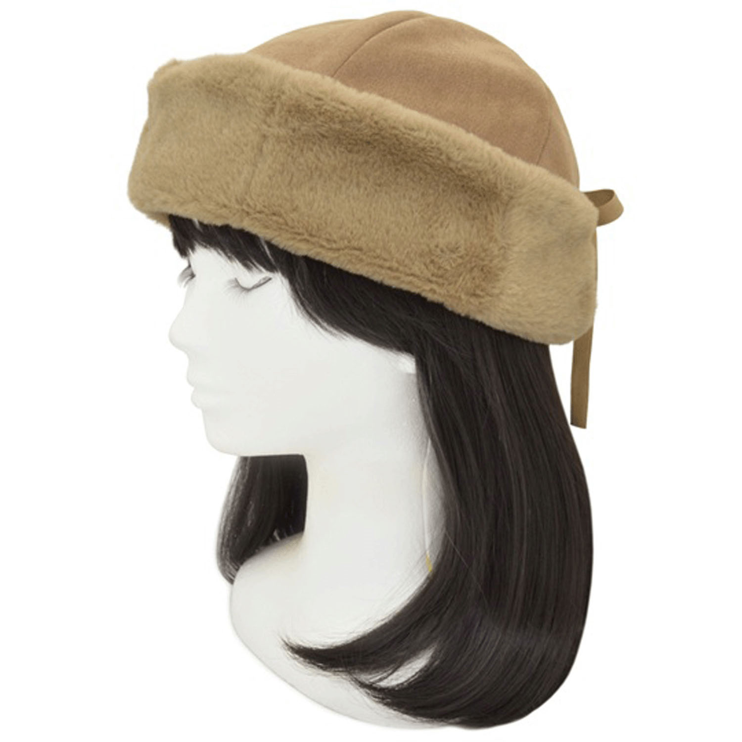 ポリエステルスウェードボンネット - 画像1