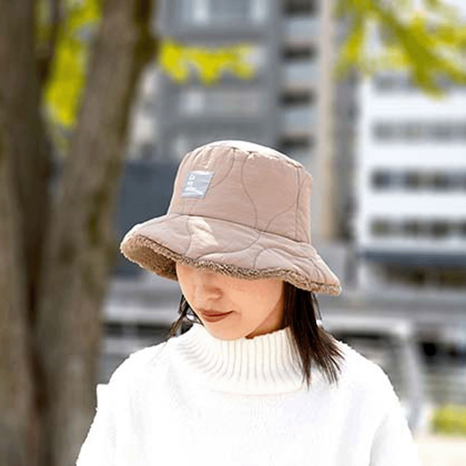 キルティングボアハット