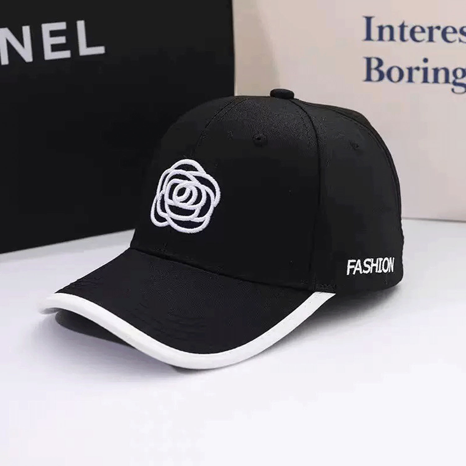 カメリア刺繍キャップ - 画像6