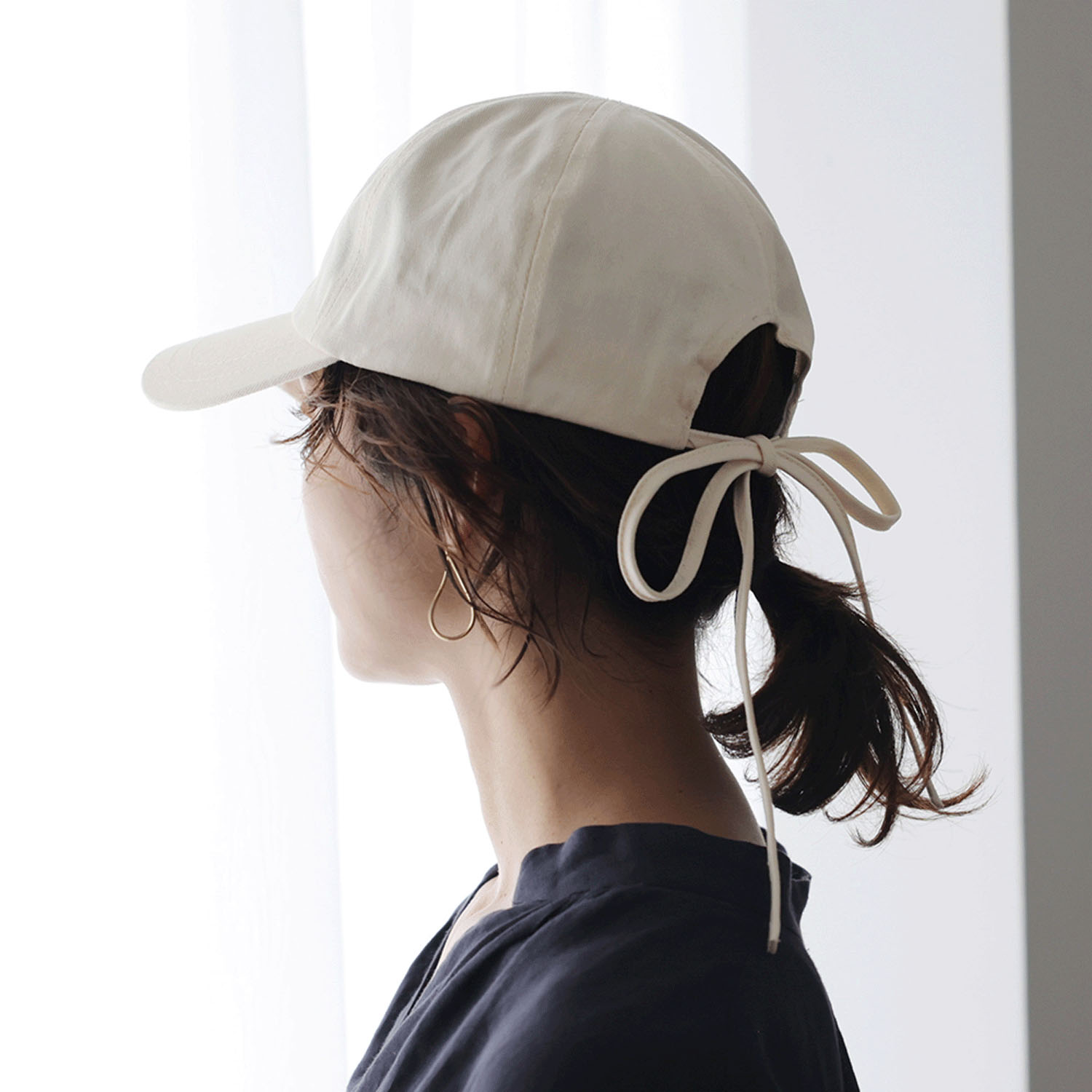 シーズン問わず被れる大人のバックリボンハット - 画像13