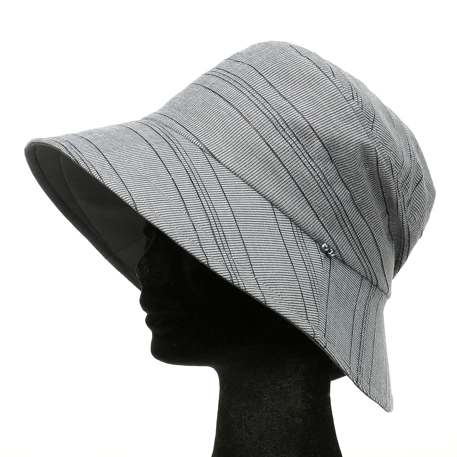 日本製 越前織り後ろ割れダウンハット - 画像2