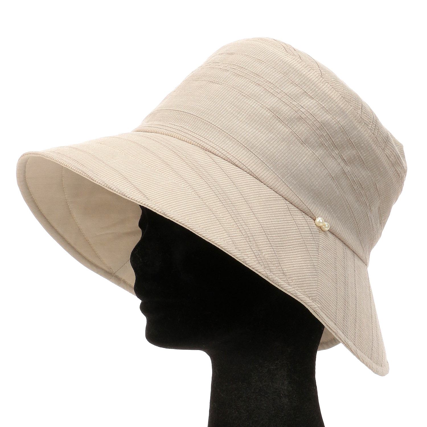 日本製 越前織り後ろ割れダウンハット - 画像4