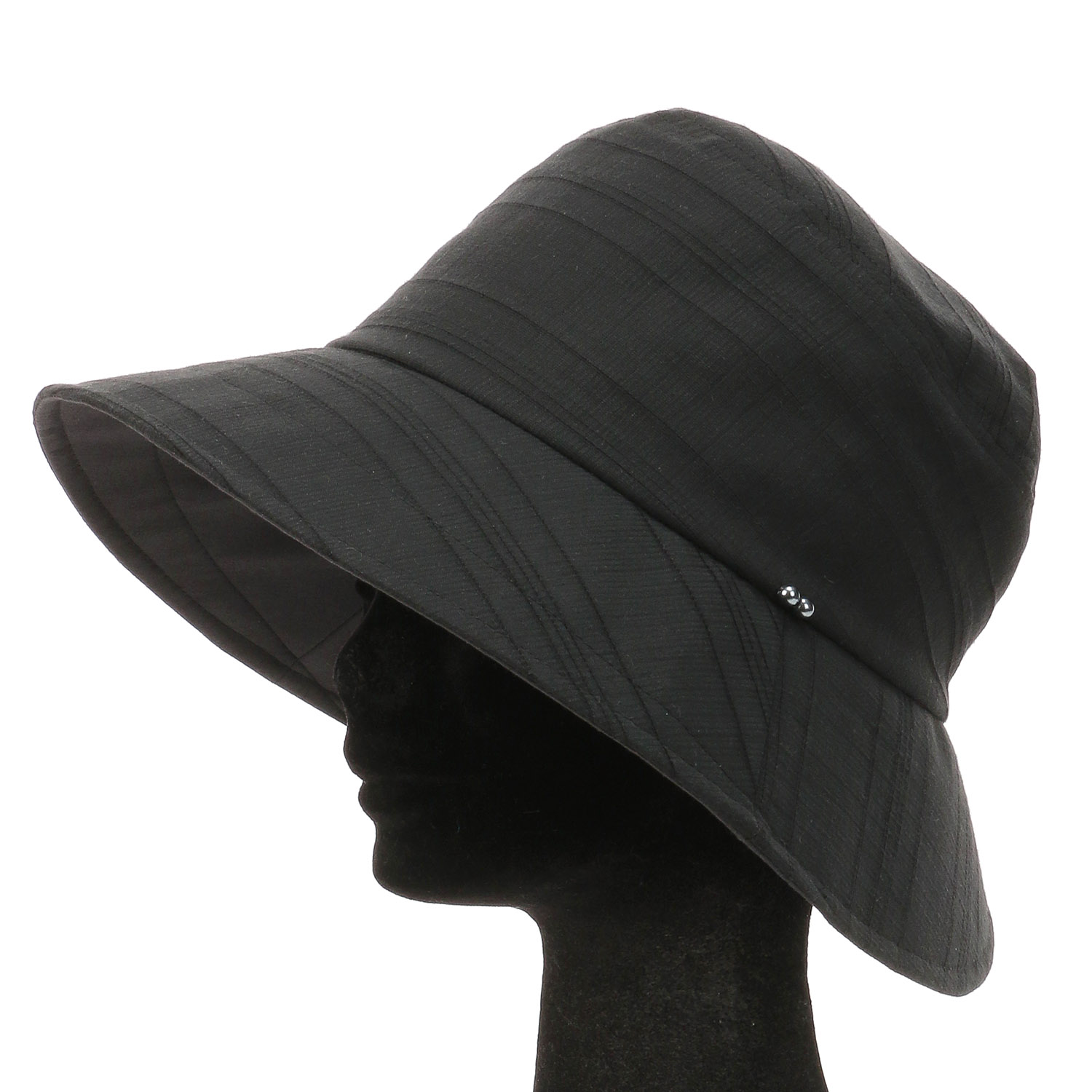 日本製 越前織り後ろ割れダウンハット - 画像1