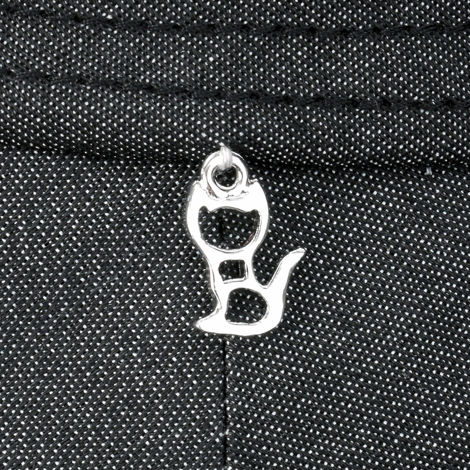 軽量デニム ネコチャーム付きセーラーハット - 画像3