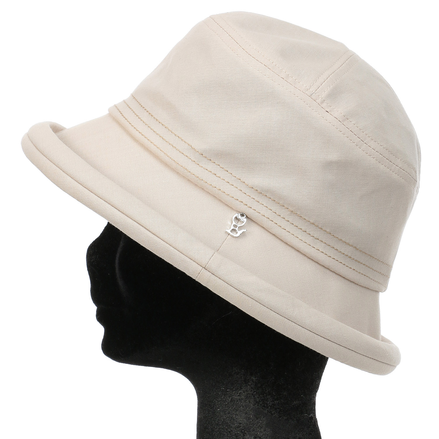 軽量デニム ネコチャーム付きセーラーハット - 画像4