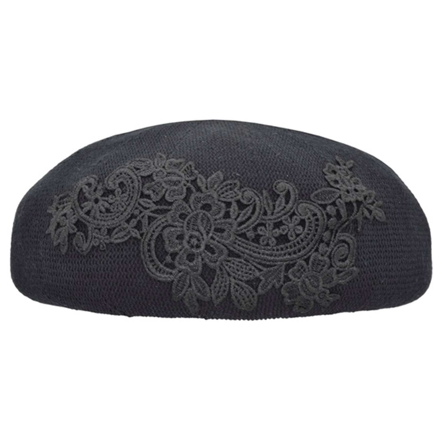 レース付きコットンカラーベレー - 画像3